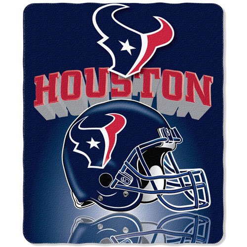 Northwest Houston Texans Gridiron Fleece Throw