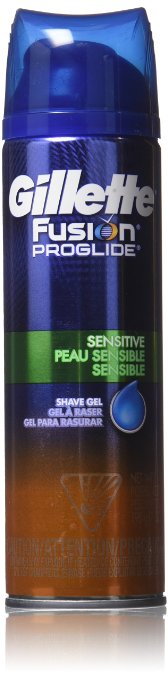 Gillette Fusion ProGlide Sensitive Men's Shaving Gel Twin Pack 14oz (7oz each).