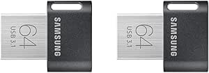 Samsung flash drive Gunmetal Gray 64 GB (Pack of 2)