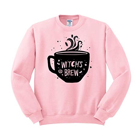 TeesAndTankYou Witch's Brew Coffee Sweatshirt Unisex