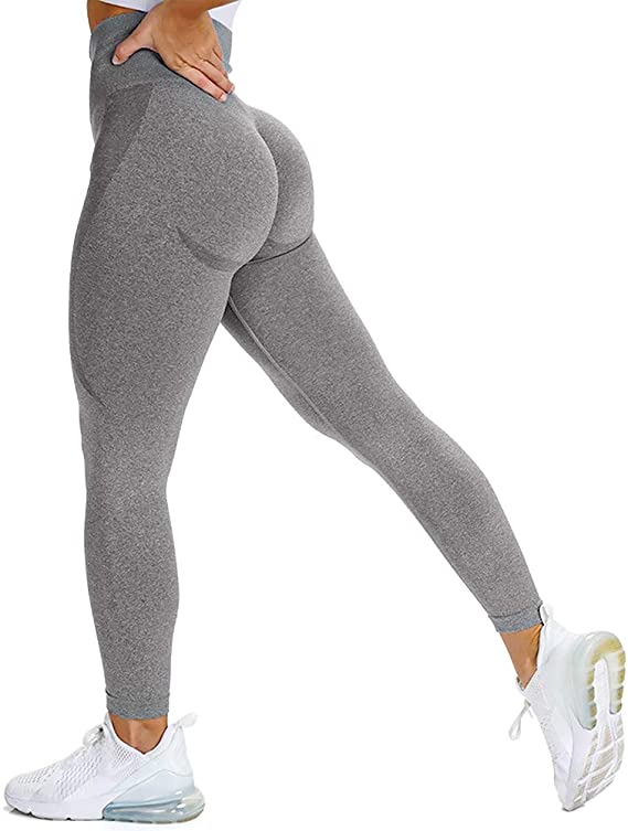 Bodybay Women Seamless Leggings Compression High Waist Butt Lift Tummy Control Leggings Workout Yoga Gym