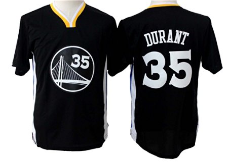 Kevin Durant Short Sleeve Mens Black Jersey