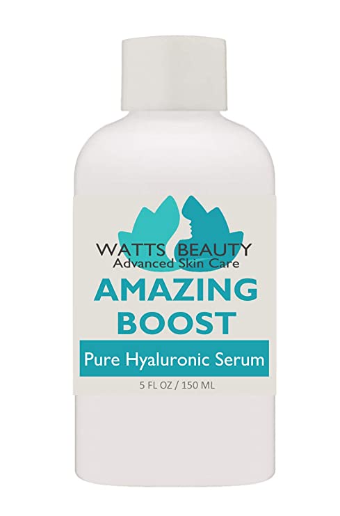 Watts Beauty Amazing Boost Hyaluronic Serum for Volumes of Moisture to Give Your Skin a Voluminous Boost While Taking Your Skin Care Routine to the Next Level - Smoothing Face Moisturizer (5 Ounce)