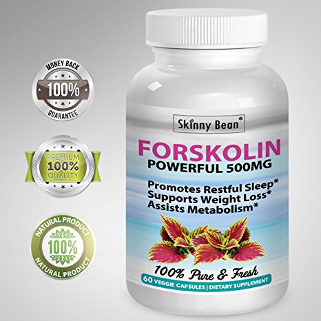 ~ STRONG ~ 500mg FORSKOLIN Extract for Weight Loss Pure Natural Vitamin Supplement Maximum Strength 60 super powder veggie capsules pills dr oz diet bounty