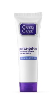 Clean & Clear Persa-Gel 10, Maximum Strength Acne Medication, 1-Ounce Tubes (Pack of 4)
