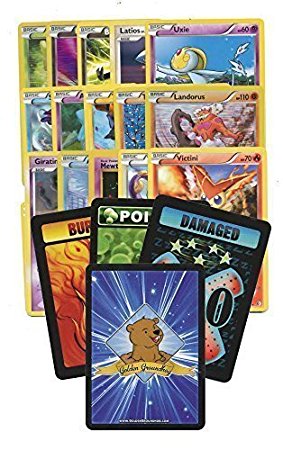 15 Pokemon Card Pack Lot of All Random Legendary Pokemon - Will Be a Mix of Rare, Holo Rare, and Reverse Foil Rare! No Duplication! Plus Bonus 3 Free Golden Groundhog Token Counters!