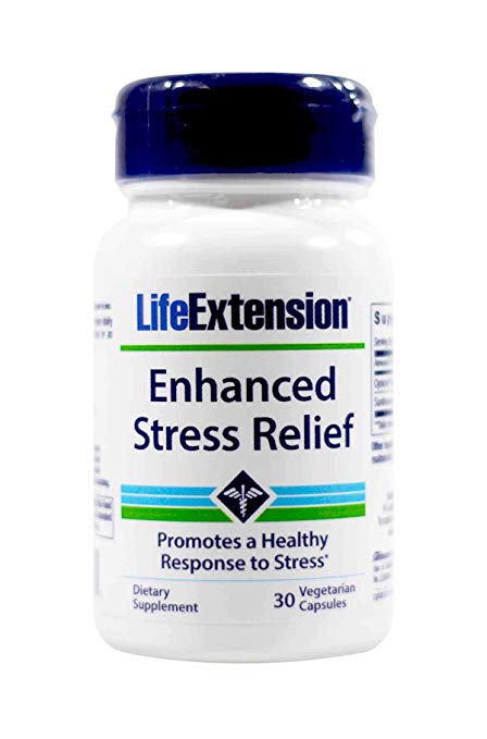 Life Extension Enhanced Stress Relief, 30 Veg Caps (Pack of 2)