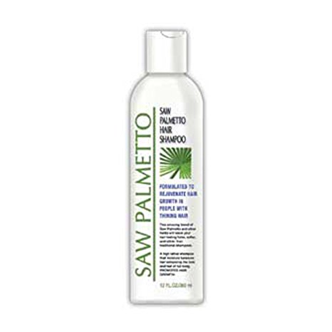 Saw Palmetto Shampoo For Hair Loss - Helps Promote Hair Regrowth - 12 oz 3 Bottles