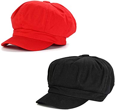 Summer Newsboy Cap Women 100% Cotton Plain Blank 8 Panel Gatsby Apple Cabbie Cap Hat