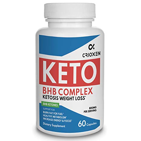 Keto Pure Diet Pills [60 Capsules] - Advanced Keto Diet Supplement Pure BHB Exogenous Instant Ketones Salts to Kickstart Ketosis Burning Fat Boost Energy and Focus for Men and Women