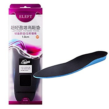 ELEFT Ultra Thin Height Increase Insoles 1 Pair 1cm up