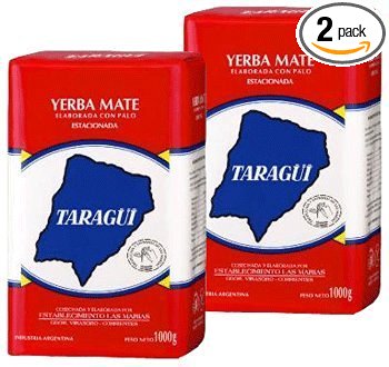 Taragui Yerba Mate Con Palo 2.2lbs 2pack