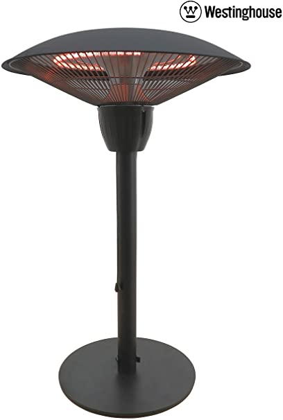 Westinghouse WES31-1566 Infrared Electric Outdoor Heater-Table Top, Black