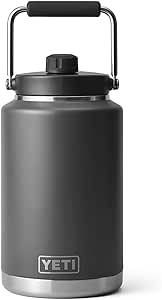 YETI Rambler Gallon Jug, Vacuum Insulated, Stainless Steel with MagCap, Charcoal