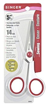 Singer 5-1/2-Inch Sewing Scissors with Comfort Grip