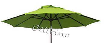 BELLRINO DECOR Replacement SAGE GREEN " STRONG & THICK " Umbrella Canopy for 9ft 6 Ribs SAGE GREEN (Canopy Only)
