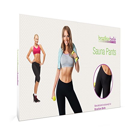 Weight Loss Pants - Neoprene Sauna Hot Pants Provide Anti Cellulite, Slimming Benefits - Get Better Results From Exercise for Weight Loss - Breathable, Moisture-Wicking Fabric
