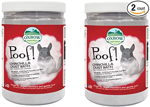 Oxbow Poof! Chinchilla Dust ( Pack of 2 )