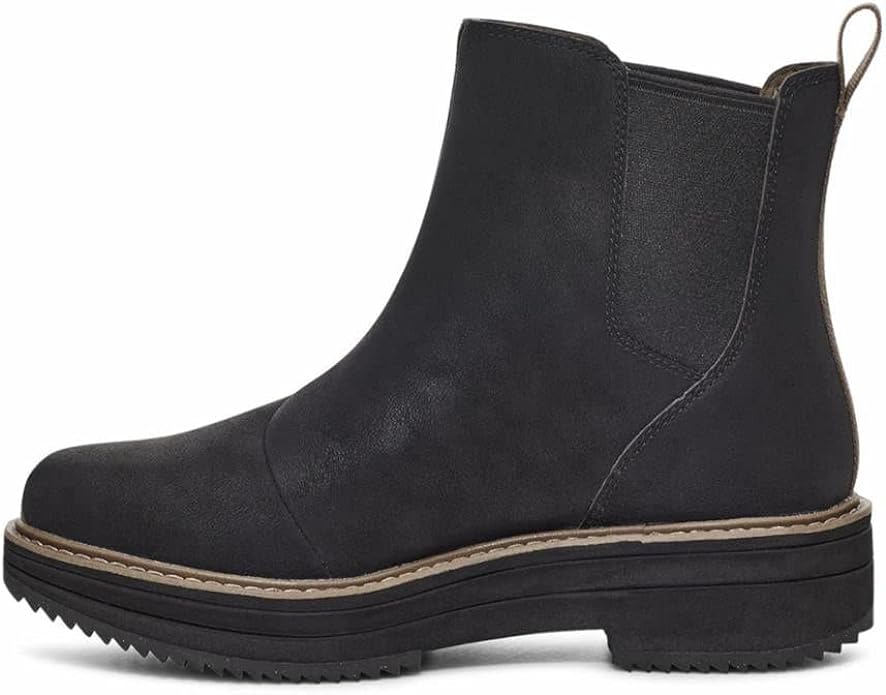 Teva Women's Midform Chelsea Comfortable Water-Resistant Flat Platform Leather Boots