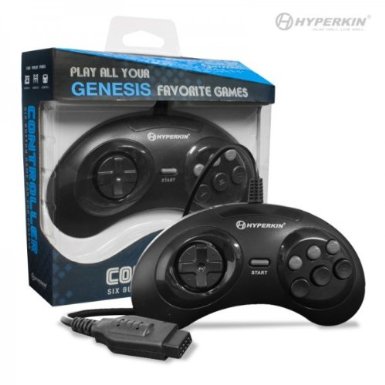 NEW Sega Genesis Console Gaming System "Gn6" 6-Button Controller - Hyperkin (M07016)