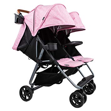 Twin  Luxe (Zoe XL2) – Everyday Twin Stroller – Luxury Double Umbrella Stroller