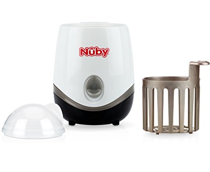 Nuby One-Touch 2-in-1 Electric Baby Bottle Warmer & Sterilizer