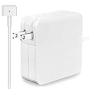Yulan Charger Repalcement for MacBook Pro 13 Inch AC 60W Magnetic Magsafe 2 Shape T-tip Connector Power Adapter