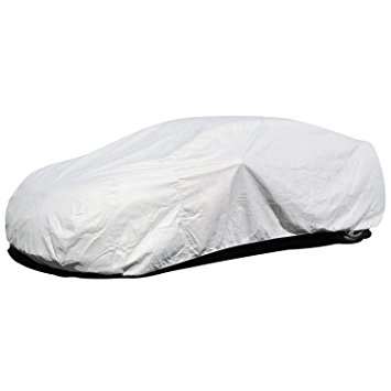 Budge Premier Tyvek Car Cover Fits Sedans up to 170 inches, K-2 - (Tyvek, White)