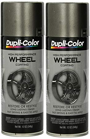 Dupli-Color HWP102 Graphite High Performance Wheel coating - 12 oz (2 PACK)