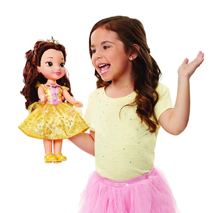 Disney Princess Belle Doll Sing & Shimmer, Sing with Belle! “Something There” [Amazon Exclusive]