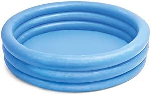 Intex 59416NP Crystal Blue Three Ring Inflatable Paddling Pool 1.14m x 25cm