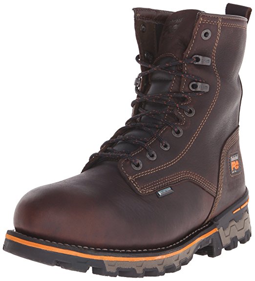 Timberland PRO Men's 8" Boondock Soft Toe Waterproof Ins Work Boot