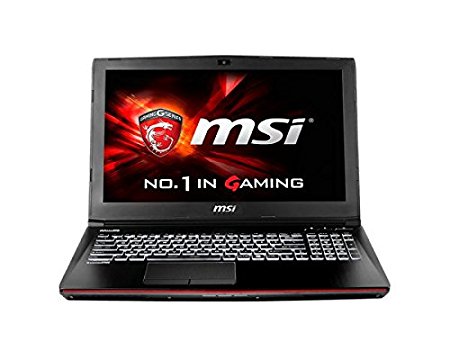 MSI GE62 6QL(APACHE)-210UK 15.6" FHD Notebook (Black)- (Intel Core i7-6700HQ, 8GB, 1TB, Nvidia GTX950M 2GB Dedicated Graphics, BT/CAM DVDRW, Windows 10)