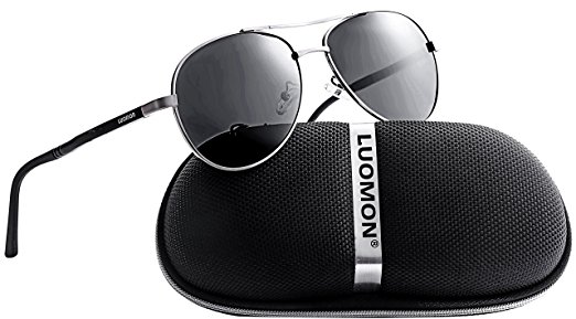 LUOMON Men's Polarized Aviator Sunglasses LM033