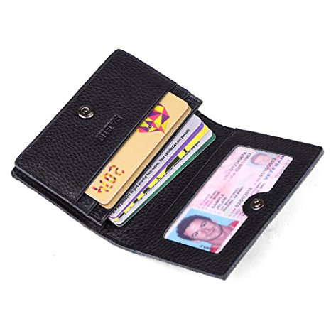 Men's Credit Card Holder Slim Leather RFID Blocking Wallet Case for Men Pabin