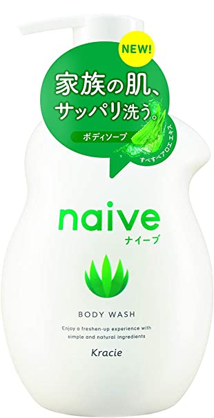 Naive Body Soap (aloe extract combination) jumbo 530mL