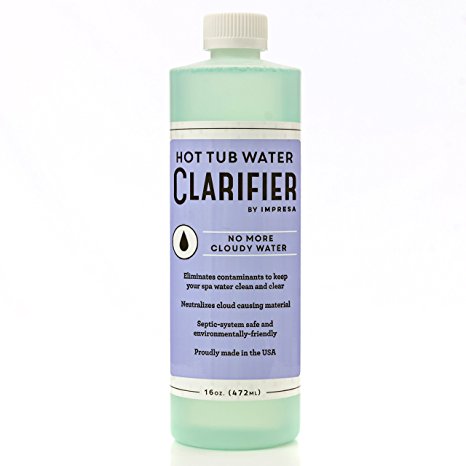 Concentrated Hot Tub & Spa Water Clarifier – No More Cloudy Water