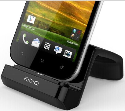 Universal Micro-USB Desktop Sync & Charge Dock for Google Nexus 5, 6, HTC One Sv, Windows 8x, 8s, and Others