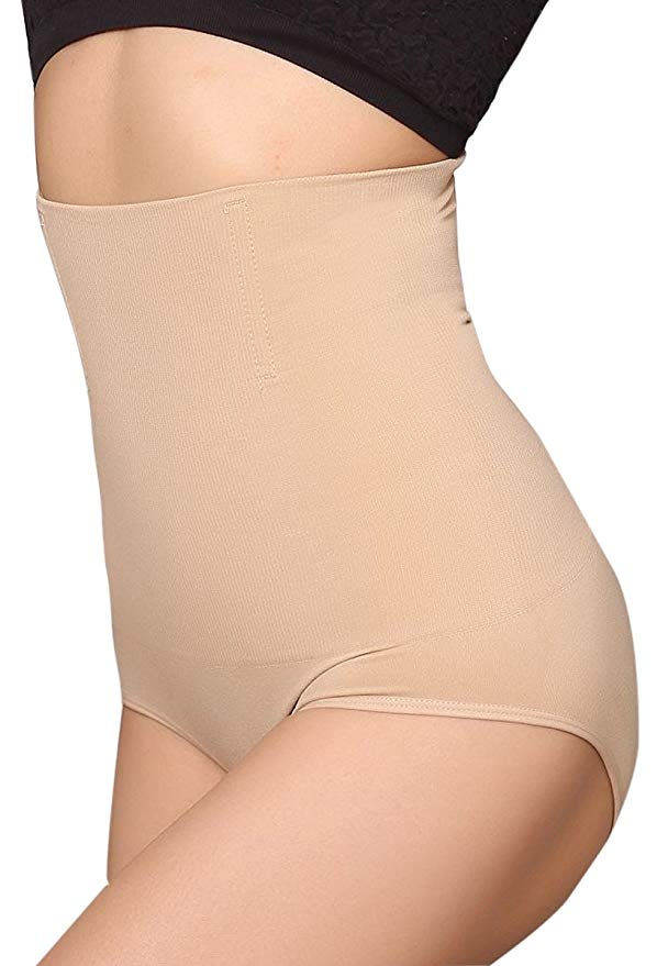 iLoveSIA Women's High-Waist Control Knickers with Waist Cincher Shapewear