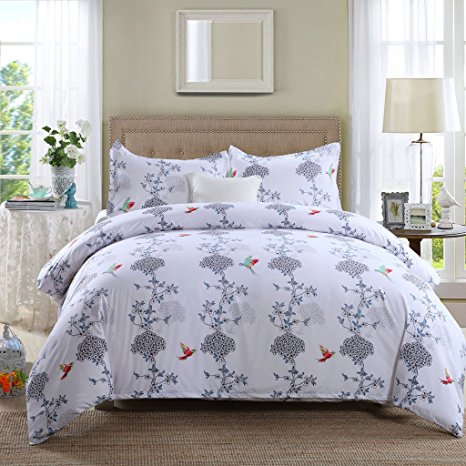 GOOFUN-J2K 3pcs Duvet Cover Set/Bedding Set(1 Duvet Cover   2 Pillow Shams) Lightweight Microfiber Well Designed Print Pattern - Comfortable, Breathable, Soft & Extremely Durable,King Size