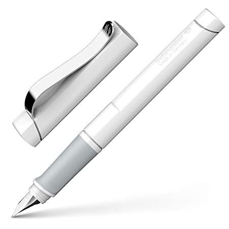 Schneider Base Uni Fountain Pen with Medium Nib (White)