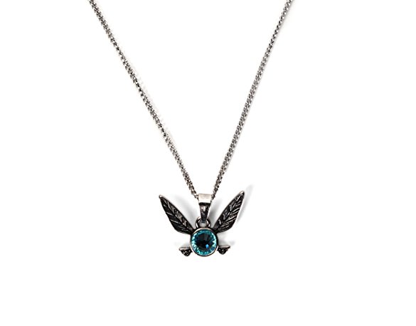 The Legend of Zelda Navi Blue Gem Pendant Necklace