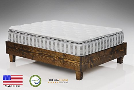 Dreamfoam Bedding Ultimate Dreams Crazy Quilt Pillow Top Mattress, King