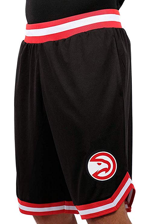 UNK NBA Men's Mesh Basketball Shorts Woven Active Basic, Black