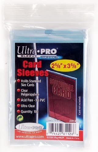 Ultra Pro 2000 Soft Sleeves - 20 Pack - Ultra Clear - Magic: The Gathering, Pokemon, Yu-Gi-Oh etc.