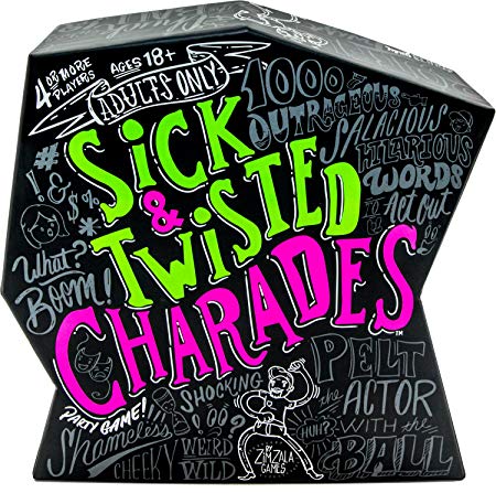 Wonder Forge Sick & Twisted Charades Game Board