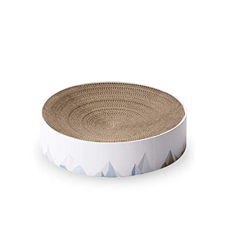 pidan Cat Scratcher Cardboard Lounge Bed Round for Large Cat Scratch Pad Pet Pad & Bed Cat Scratcher Cat Turbo Scratch Lounge Toy with Eco-Friendly Material