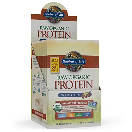 Garden of Life Raw Organic Protein Vanilla Chai 10 CNT Tray