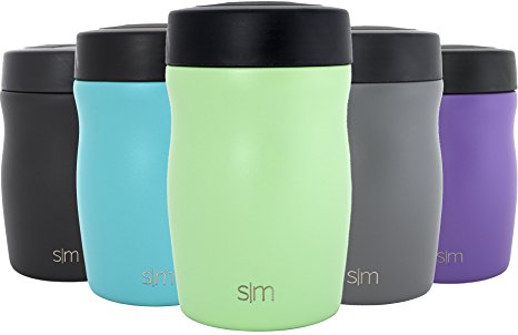 Simple Modern 16oz Rover Food Jar - Vacuum Instulated 18/8 Stainless Steel Food Storage Container - Hydro Thermos Flask - Mint Green