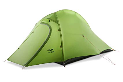 MIER 2 Person Camping Tent with Footprint Waterproof Backpacking Tent, Lightweight & Quick Setup